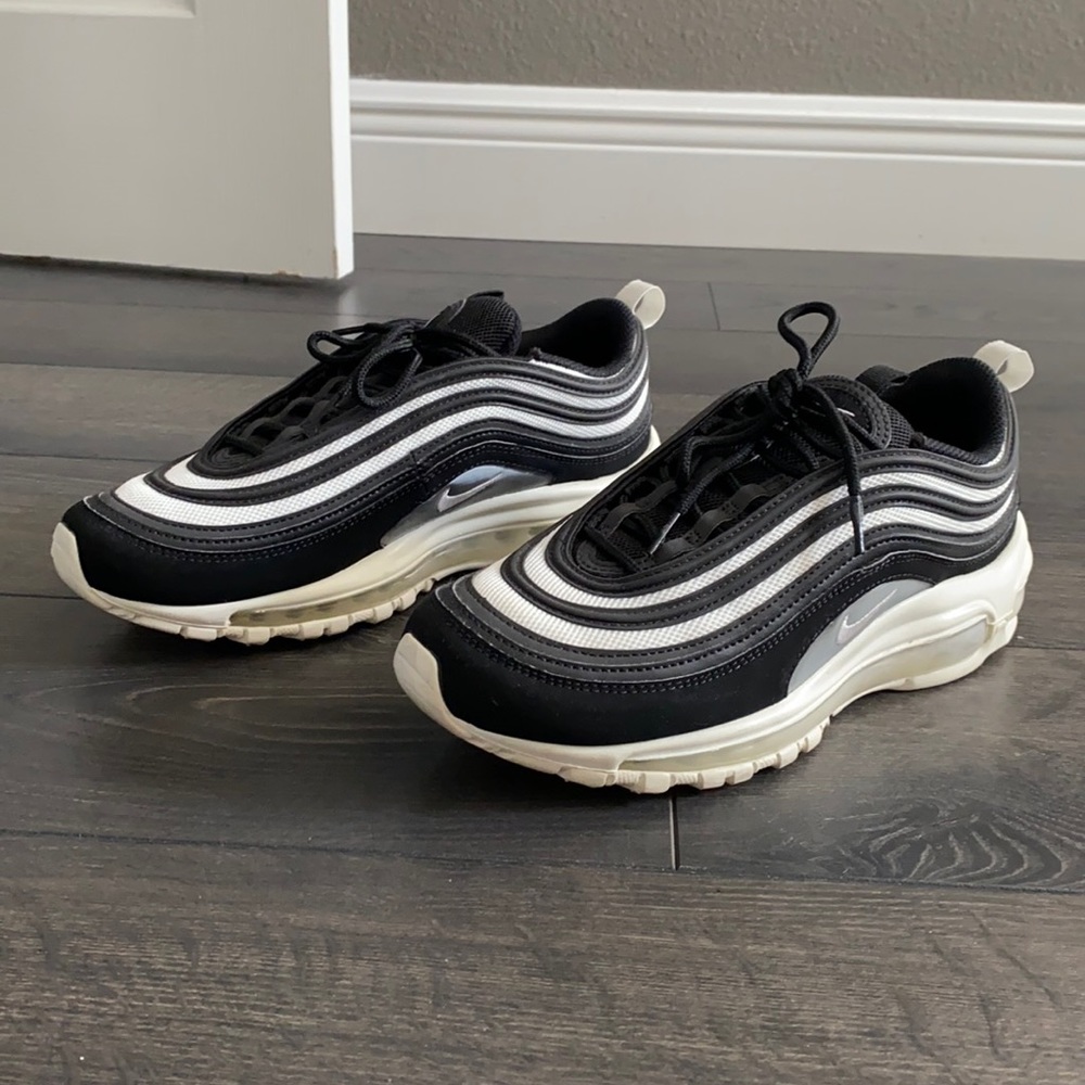 nike air max 97 black and white